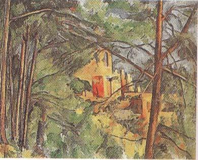 Paul Cezanne View of Chateau Noir (mk35) china oil painting image